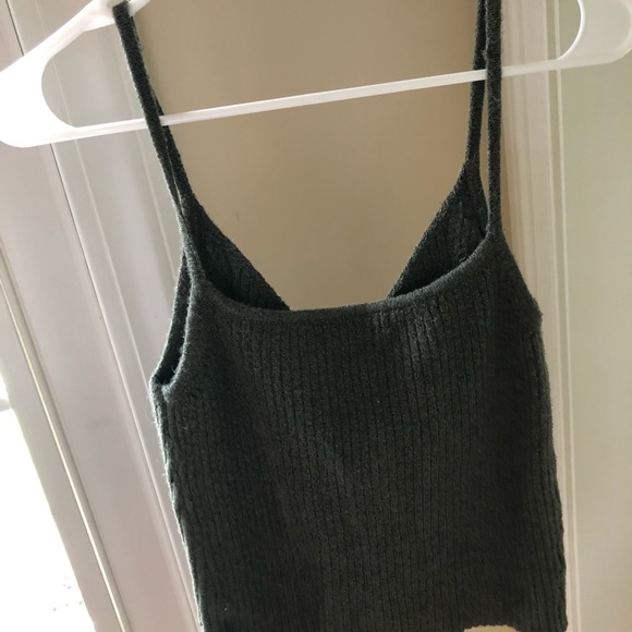 American Eagle Olive Knit Tank - Picture 2 of 3